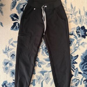 Figs Black Joggers